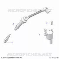 ELECTRICAL, IGNITION COIL, WIRE AND SPARK PLUG