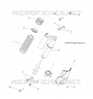 REAR SUSPENSION SHOCK MOUNTING