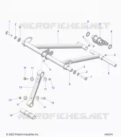 SUSPENSION, FRONT TORQUE ARM