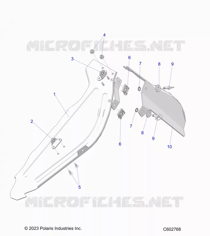 CHASSIS, CLUTCH GUARD ASM. AND SHIELD