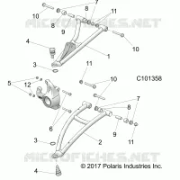 FRONT SUSPENSION A-ARMS