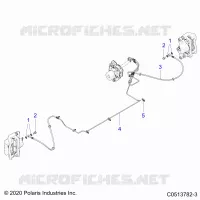 FRONT BRAKE BRAKE LINE