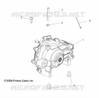 DRIVE TRAIN, FRONT GEARCASE MOUNTING