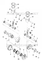 PISTON AND CRANKSHAFT TRAIL (4912701270036A)