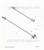 DRIVE TRAIN, FRONT AND REAR PROP SHAFT