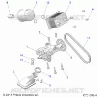 OIL PUMP AND OIL COOLER