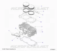 CYLINDER AND PISTON