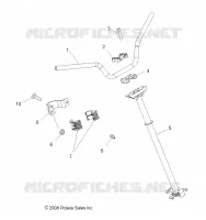 STEERING POST     HANDLEBAR