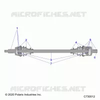 DRIVE TRAIN, FRONT HALF SHAFT