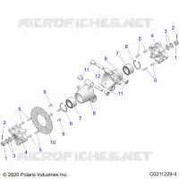 REAR SUSPENSION HUBS, CARRIER AND BRAKE DISC