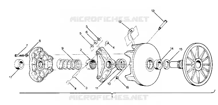 DRIVE CLUTCH 650 (4916801680012A)