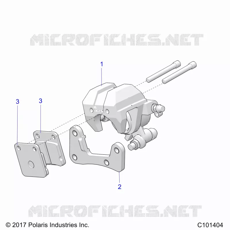 BARKE CALIPER, FRONT
