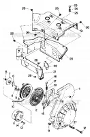BLOWER HOUSING AND RECOIL STARTER TRAIL (4912701270044A)