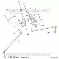 STEERING, IDLERS AND LINKS
