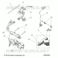 FUEL SYSTEM, RAIL, LINES AND THROTTLE BODY