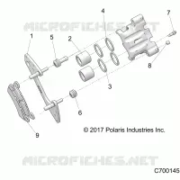 BRAKES, REAR CALIPER