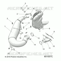 ENGINE, EXHAUST SYSTEM