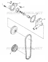 WATER PUMP 500 0972764, EUROPEAN 500 E972764, 500 SKS 0972564, EUROPEAN 500 (4938393839D002)