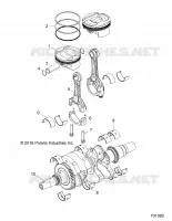 ENGINE, CRANKSHAFT AND PISTON