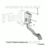 ENGINE, THROTTLE PEDAL