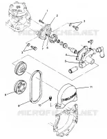 WATER PUMP STORM 0965782, STORM SKS 0965582,  EURO STORM E965782, EURO STOR (4931593159D003)