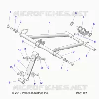 SUSPENSION, FRONT TORQUE ARM