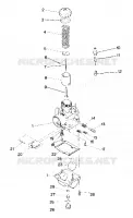 CARBURETOR TRAIL DEALER MUST VERIFY JETTING   CARBURETOR NUMBERS. (4916831683032A)