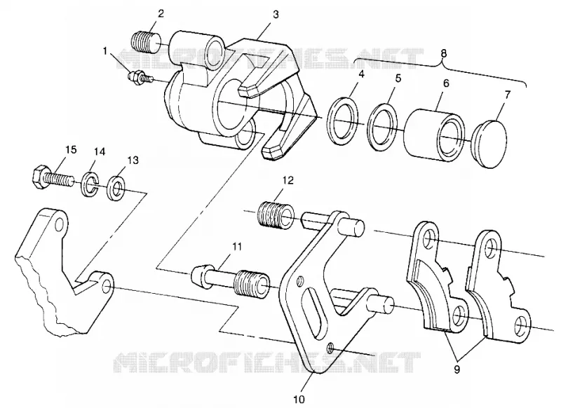 FRONT BRAKE  SCRAMBLER 500 W97BC50A (4943074307B007)