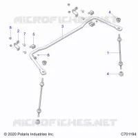 SUSPENSION, REAR STABILIZER BAR