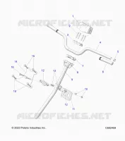 STEERING, H-BAR, STEERING POST, GRIPS