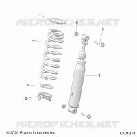 SUSPENSION, FRONT SHOCK MOUNTING