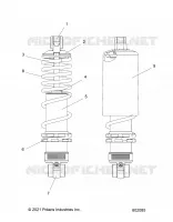SUSPENSION, FRONT SHOCK TRACK
