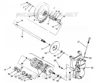 DRIVE TRAIN XLT TOURING 0963357 AND EUROPEAN XLT TOURING E963357 (4931923192B010)