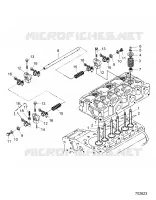 ENGINE, VALVE AND ROCKER ARM