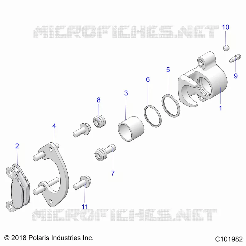 BRAKES, REAR CALIPER