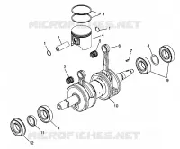 PISTON   CRANKSHAFT 600 RMK 0980958 AND EUROPEAN 600 RMK E980958 (4944634463C009)