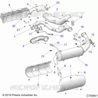 ENGINE, EXHAUST SYSTEM
