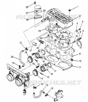 CYLINDER 500 EFI SKS 0962574, 500 EFI RMK 0962974, AND EUROPEAN 500 EFI SKS (4931983198C009)