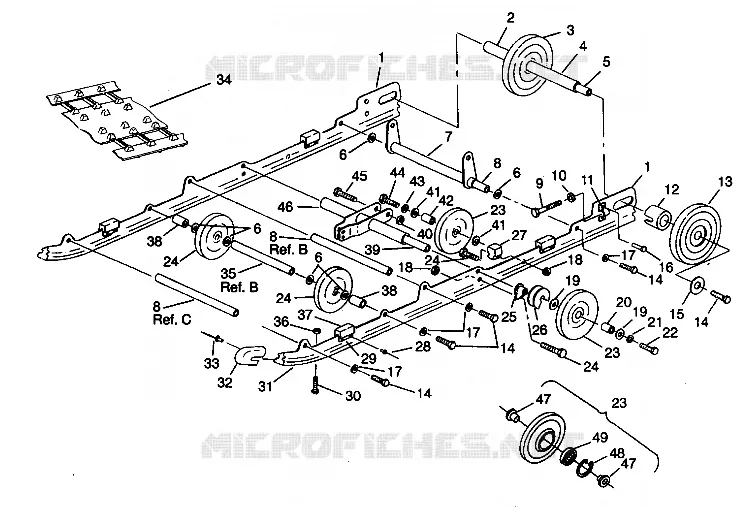 SUSPENSION ASSEMBLY SPORT SKS 0940243 (4925052505021A)