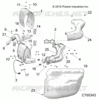 ENGINE, EXHAUST SYSTEM