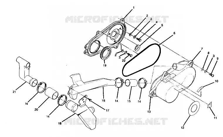 CLUTCH COVER ASSEMBLY TRAIL BOSS