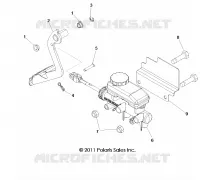 BRAKES, PEDAL AND MASTER CYLINDER