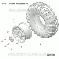 WHEELS, FRONT
