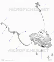 DRIVE TRAIN, FRONT GEARCASE MOUNTING