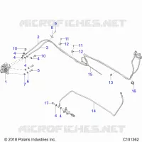 BRAKES, REAR BRAKE LINES