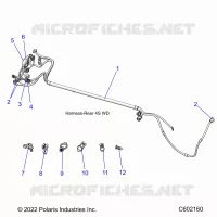 ELECTRICAL, WIRE HARNESS, REAR