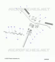 UPPER STEERING & HANDLEBAR ASM.