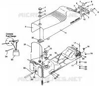 SEAT   GAS TANK ASSEMBLY CLASSIC 0942865 (49274027400005)