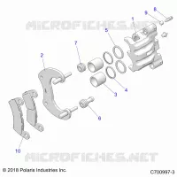 BRAKES, REAR CALIPER