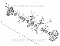 DRIVE CLUTCH 500 INDY 0982764(A)(B) AND EUROPEAN 500 INDY E982764A (4942104210C003)